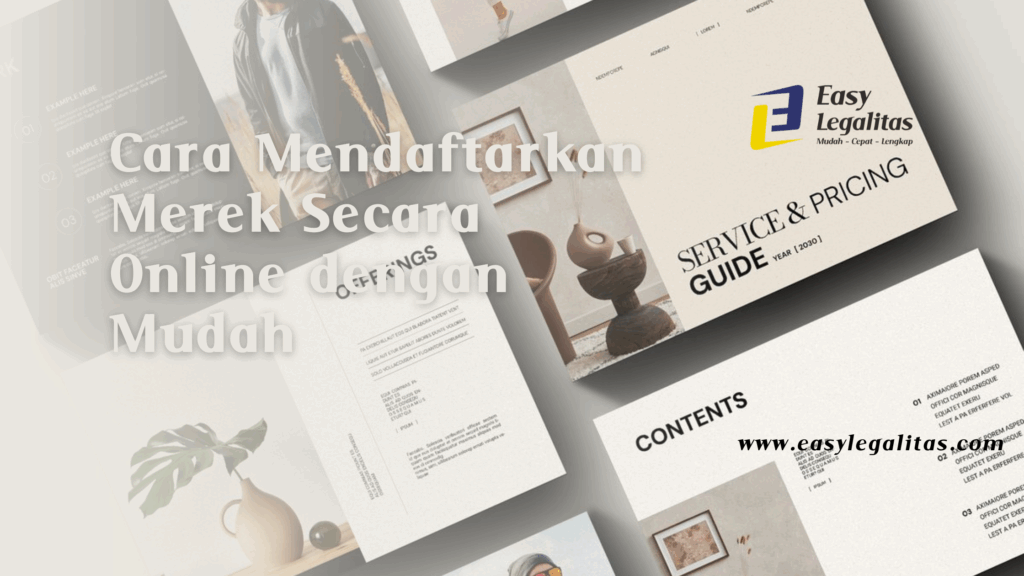 Daftar merek online, pendaftaran merek