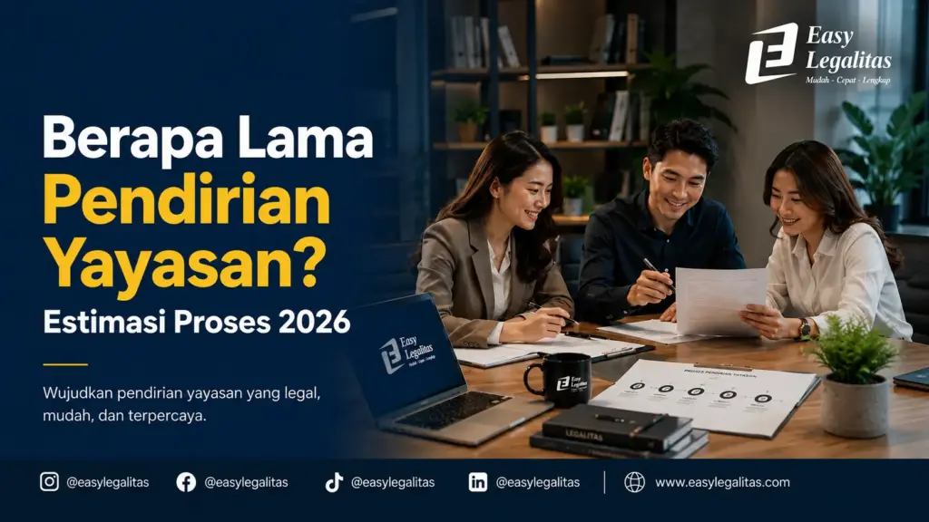 berapa lama pendirian yayasan