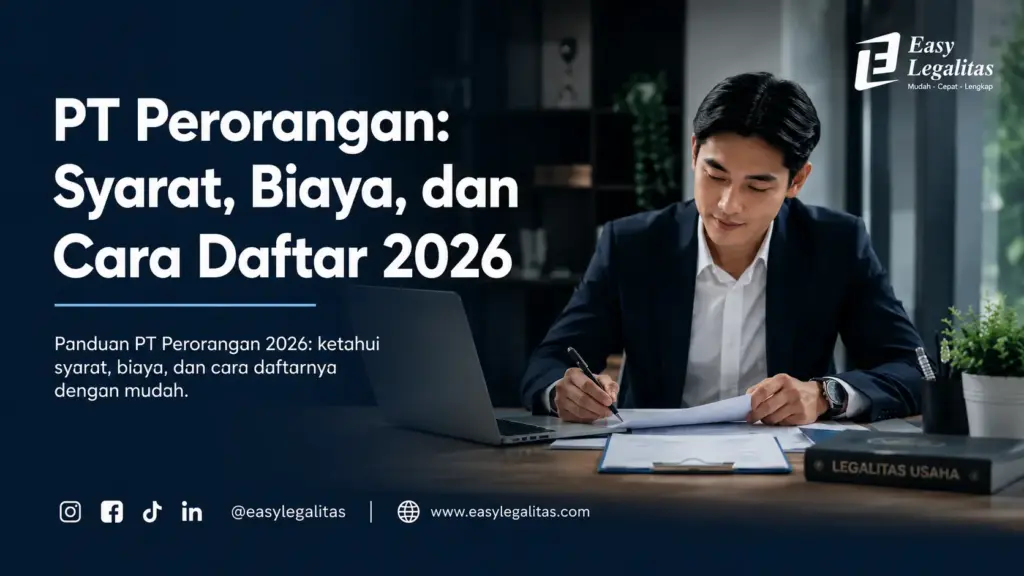 cara membuat PT Perorangan Syarat, Biaya, dan Cara Daftar 2026