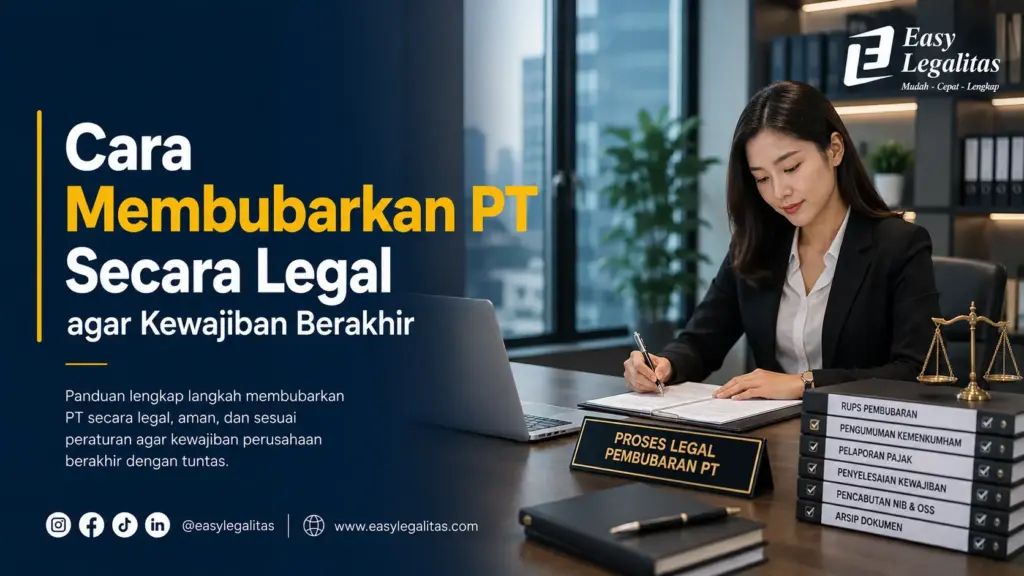Cara membubarkan PT secara legal agar kewajiban berakhir